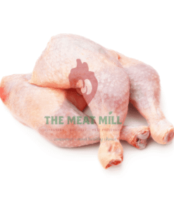 Raw Chicken Thighs and Drumsticks placed on a clean tray