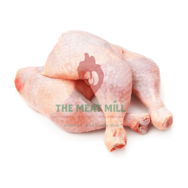 Raw Chicken Thighs and Drumsticks Raw Chicken Thighs and Drumsticks placed on a clean tray