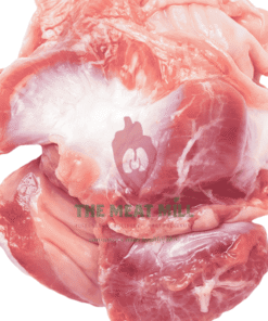 Raw chicken gizzards displayed on tray for meal prep and cooking