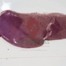 Fresh Beef Liver 0.5kg from MeatMill Nigeria — soft organ meat from cow offals, hygienically processed under HACCP, SON, and NAFDAC standards.