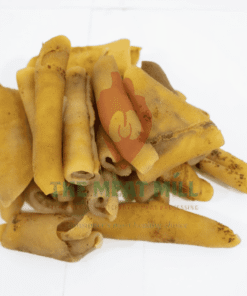 Brown Ponmo (1.0kg) – Hygienically processed cow hide from Meat Mill Nigeria, certified by HACCP, SON, and NAFDAC.