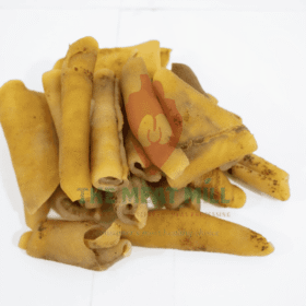 Brown Ponmo - 1.0kg Brown Ponmo (1.0kg) – Hygienically processed cow hide from Meat Mill Nigeria, certified by HACCP, SON, and NAFDAC.