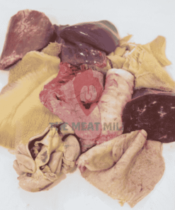 Fresh Assorted Cow Offals 0.5kg pack – shaki, liver, heart, lung, reel, and kidney from Meat Mill Nigeria