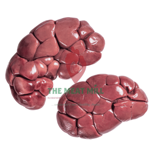 Sliced cow kidney – fresh, lean organ meat processed under HACCP, SON, and NAFDAC standards by MeatMill Nigeria.